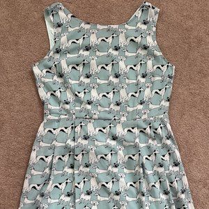 Dog Print Dress